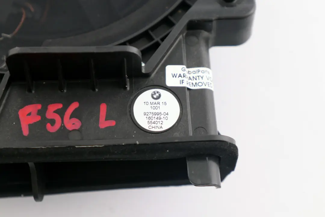 Central Bass Speaker Mini Cooper F55 F56 F57 F60 HiFi System Left N/S to with Part number 9275995 Central Bass Speaker Mini Cooper F55 F56 F57 F60 HiFi System Left N/S - SKU 9275995 - Part number 9275995