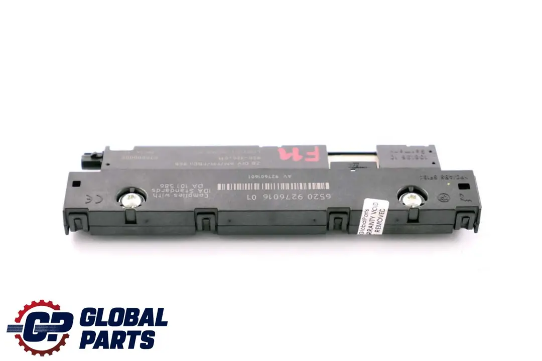 Antena Amplificador Diversity 868 MHZ para BMW F11 con número de pieza 9276016 BMW F11 Antena Amplificador Diversity 868 MHZ - SKU 9276016 - Número de pieza 9276016