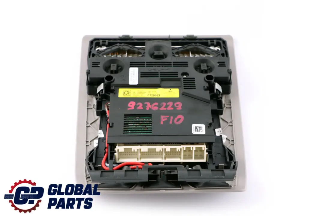 BMW F10 F11 Techo Luz Interruptor Unidad Centro Trasero - SKU 9276229 - Número de pieza 9276229