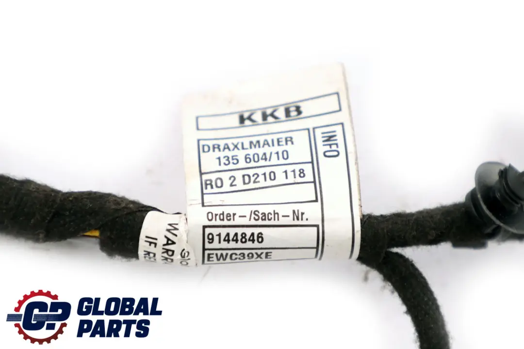Mini Cooper R57 Wiring Loom Harness Rear Trunk Lid - SKU 9278356 - Part number 9278356