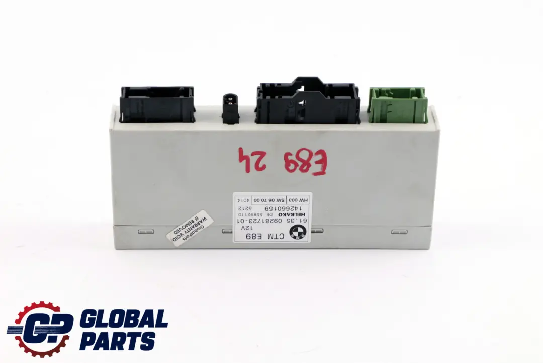 0 Roadster Cabrio Techo Convertible Módulo CTM 0 para BMW Z4 con número de pieza 9281723 BMW Z4 0 Roadster Cabrio Techo Convertible Módulo CTM 0 - SKU 9281723 - Número de pieza 9281723