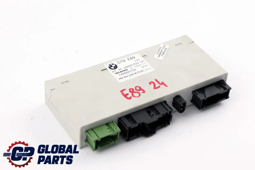 BMW Z4 E89 Roadster Cabrio Verdeckmodul CTM 0 - SKU 9281723 - Teilenummer 9281723