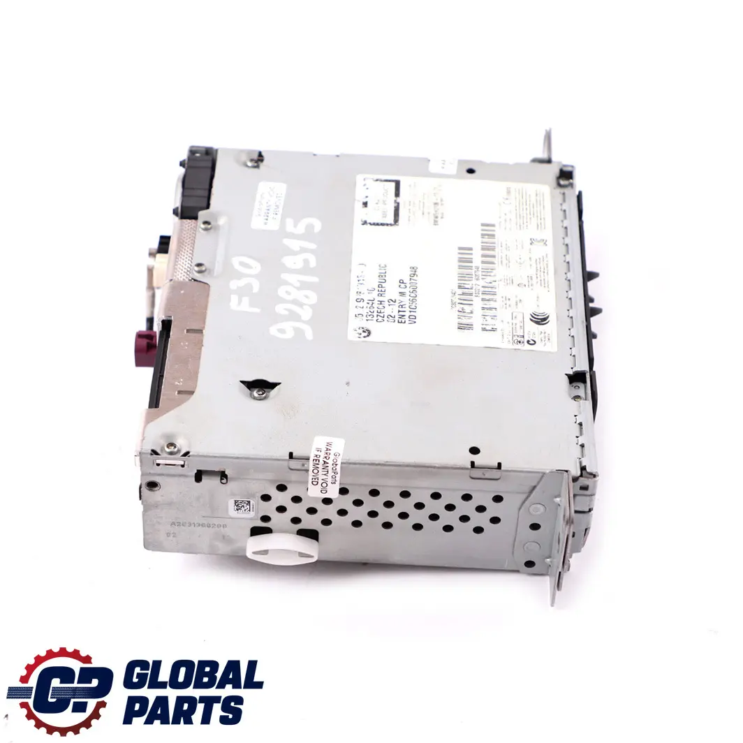 Radio Professional CD Player 6512 to BMW 3 Series F30 F31 with Part number 9281915 BMW 3 Series F30 F31 Radio Professional CD Player 6512 - SKU 9281915 - Part number 9281915