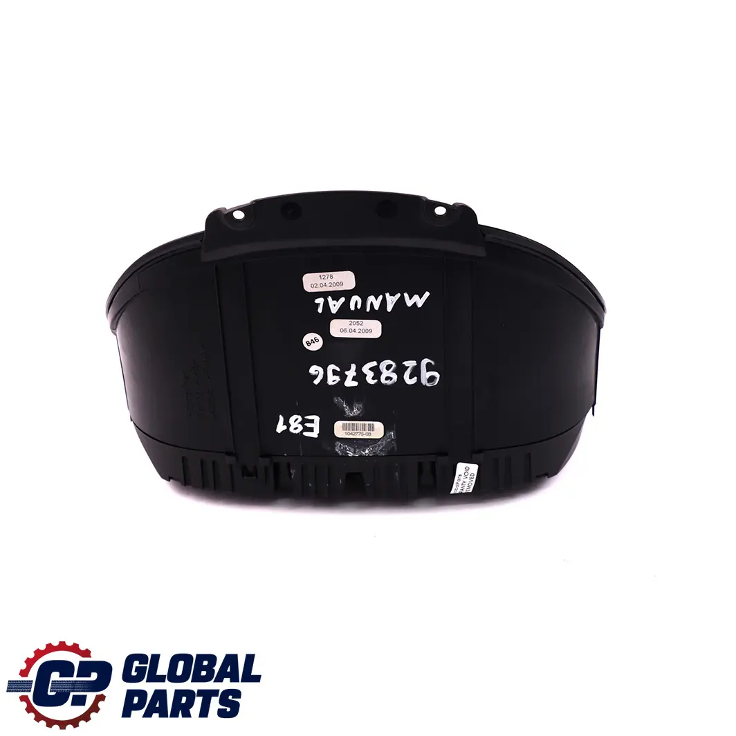 BMW 1 E81 E87 LCI 120i N43 Instrument Cluster Speedo Clocks Manual - SKU 9283796 - Part number 9283796