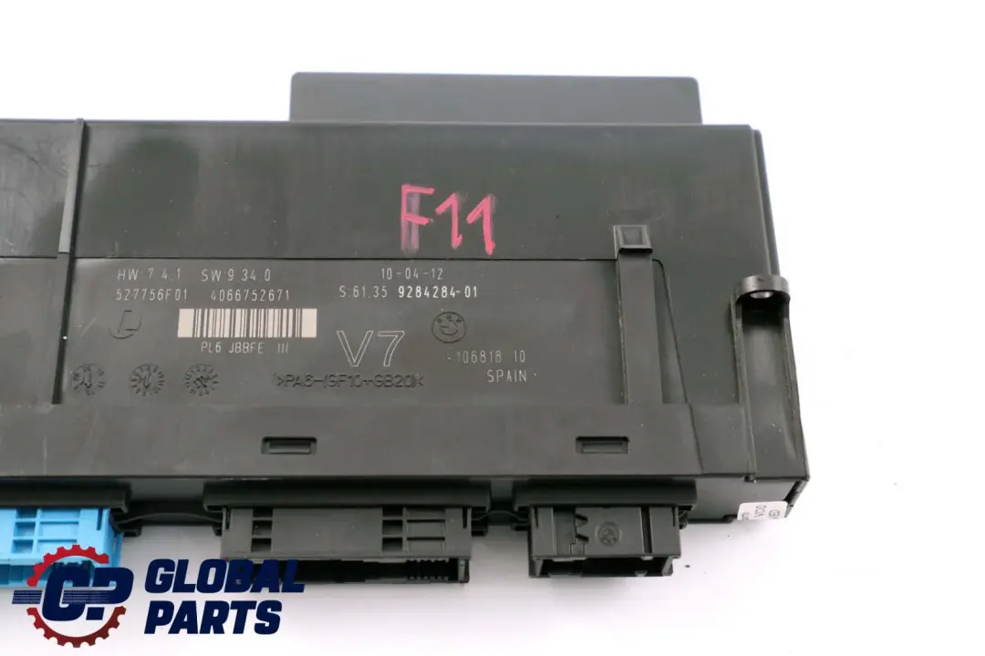 BMW F11 ECU Körper Steuerung Modul V7 Anschlussdose PL6 JBBFE III - SKU 9284284 - Teilenummer 9284284
