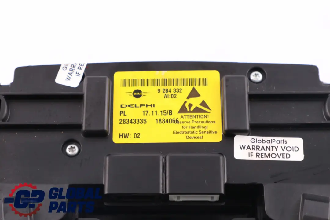 Bedieneinheit Dach Glasdach Elektrisch für Mini Cooper R55 R56 R60 mit Teilenummer 9284332 Mini Cooper R55 R56 R60 Bedieneinheit Dach Glasdach Elektrisch - SKU 9284332 - Teilenummer 9284332