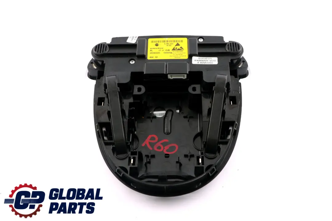 Control Panel Operating Unit Roof Sunroof to Mini Cooper R55 R56 R60 with Part number 9284332 Mini Cooper R55 R56 R60 Control Panel Operating Unit Roof Sunroof - SKU 9284332 - Part number 9284332