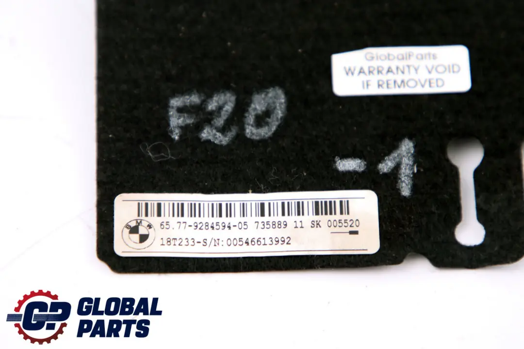 Alfombrilla Sensor Asiento Delantero Izquierda para BMW F20 F21 F31 Mini F56 con número de pieza 9284594 BMW F20 F21 F31 Mini F56 Alfombrilla Sensor Asiento Delantero Izquierda - SKU 9284594-1 - Número de pieza 9284594