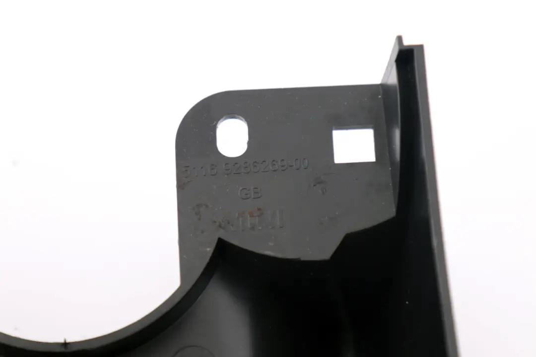 Panel central consola carbono negro para Mini Cooper R55 R56 R58 R59 con número de pieza 2752938 Mini Cooper R55 R56 R58 R59 Panel central consola carbono negro - SKU 9286269 - Número de pieza 2752938