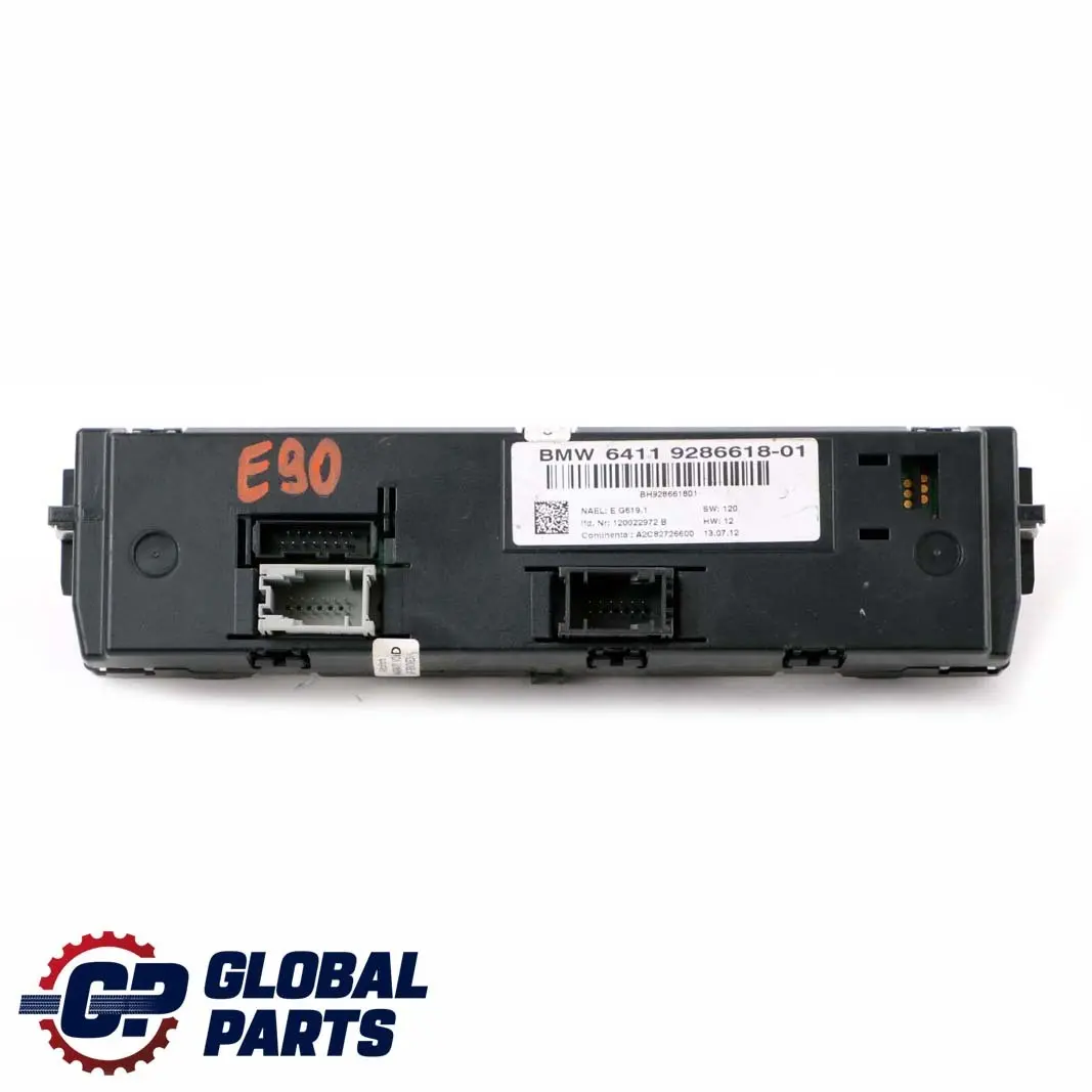 Bedienteil Klimaanlage Schwarz für BMW 1 3 er E81 E87 E90 E91 E92 mit Teilenummer 9221856 BMW 1 3 er E81 E87 E90 E91 E92 Bedienteil Klimaanlage Schwarz - SKU 9286618 - Teilenummer 9221856