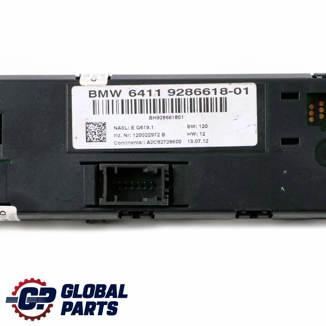 BMW 1 3 Series E81 E87 E90 E91 E92 Air Conditioning Control Switch - SKU 9286618 - Part number 9221856