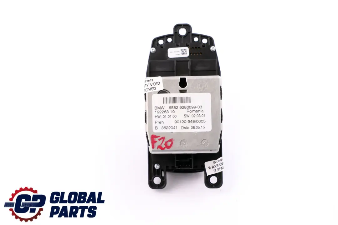 Controller Idrive Schalter Multifunktions Taste für BMW F10 F11 F20 F21 F30 mit Teilenummer 9286699 BMW F10 F11 F20 F21 F30 Controller Idrive Schalter Multifunktions Taste - SKU 9286699 - Teilenummer 9286699