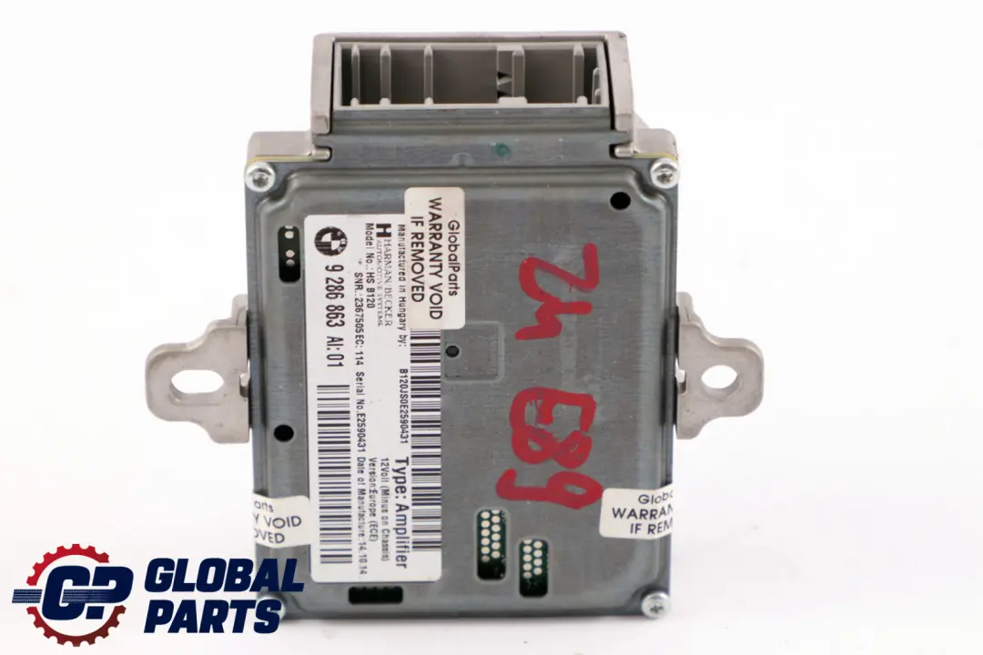 BMW X5 Z4 Series E70 E89 Active Sound Harman Becker Amplifier Design - SKU 9286863 - Part number 9286863