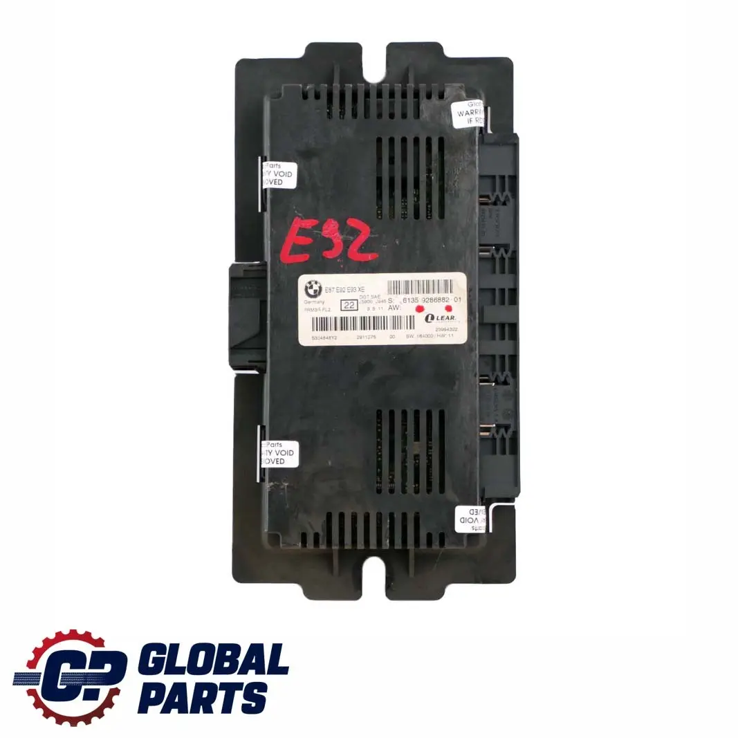 BMW E92 Coupe Footwell Xenon Light Control Module Lear FRM3R PL2 - SKU 9286882 - Part number 9286882