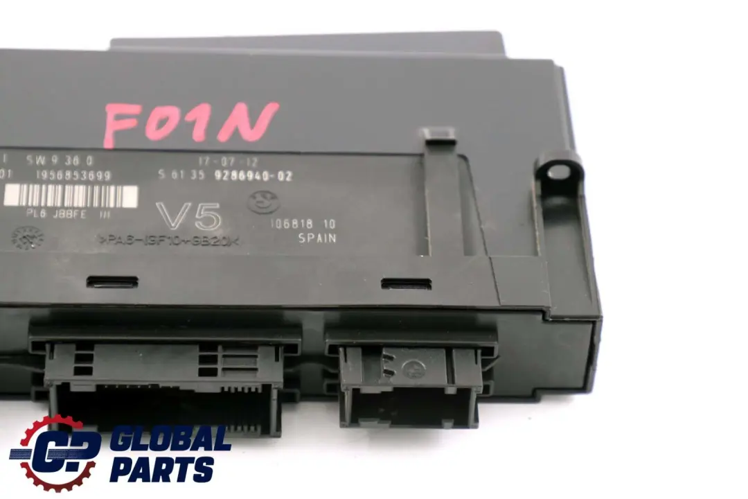ECU Body Control Module Junction Box JBBFEIII V5 para BMW Serie 7 F01 LCI con número de pieza 9286940 BMW Serie 7 F01 LCI ECU Body Control Module Junction Box JBBFEIII V5 - SKU 9286940 - Número de pieza 9286940