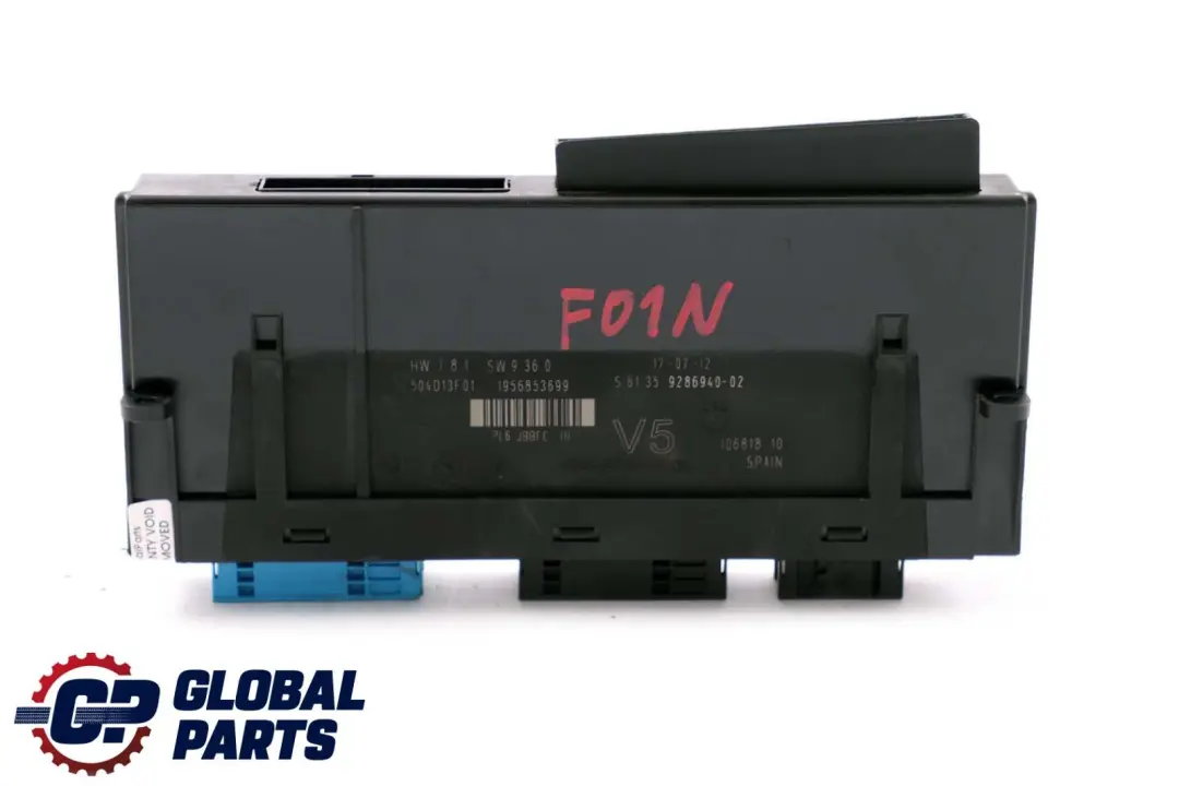 BMW 7 Series F01 LCI ECU Body Control Module Junction Box JBBFEIII V5 - SKU 9286940 - Part number 9286940
