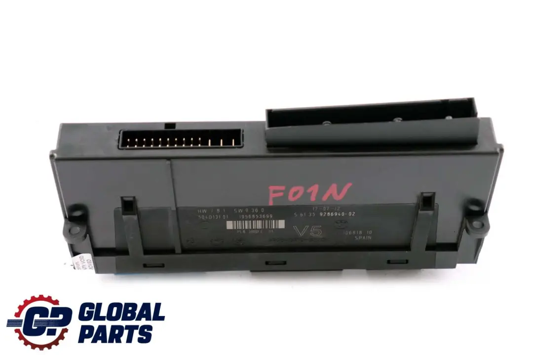 ECU Body Control Module Junction Box JBBFEIII V5 para BMW Serie 7 F01 LCI con número de pieza 9286940 BMW Serie 7 F01 LCI ECU Body Control Module Junction Box JBBFEIII V5 - SKU 9286940 - Número de pieza 9286940