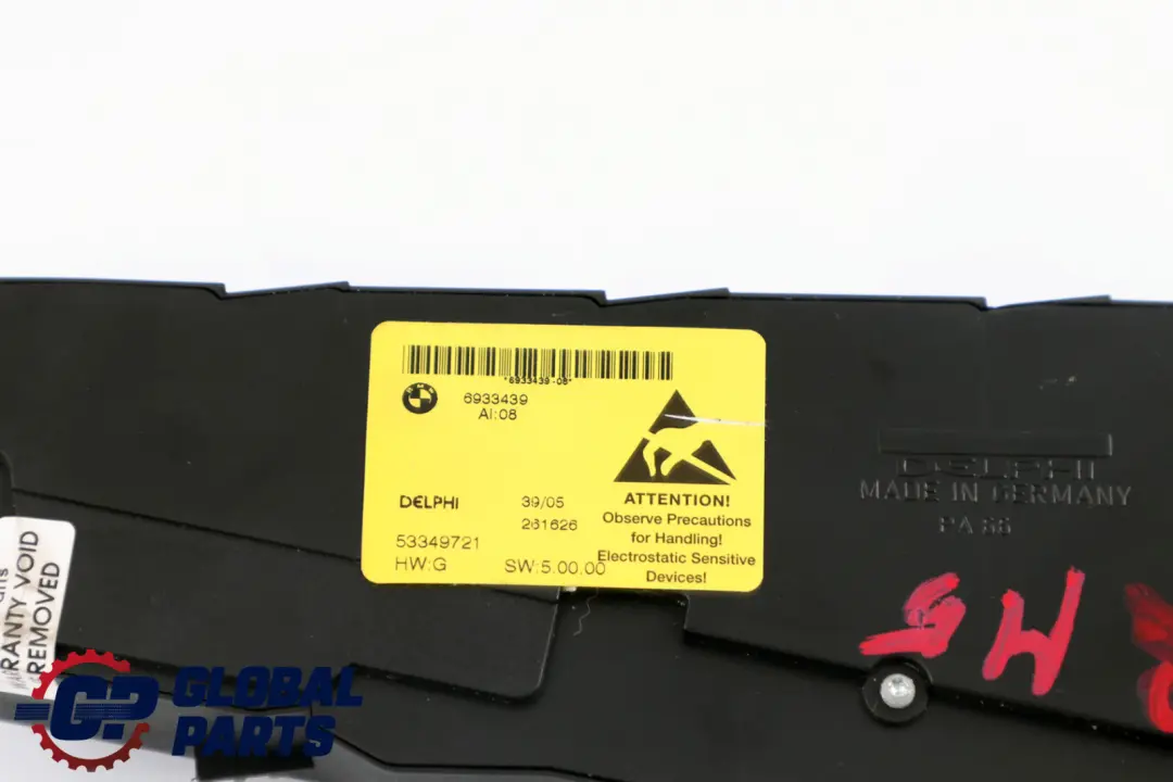 BMW 5 Series E60 E61 M5 Front Right Seat O/S Adjusting Memory Switch Unit - SKU 9287094 - Part number 9287094