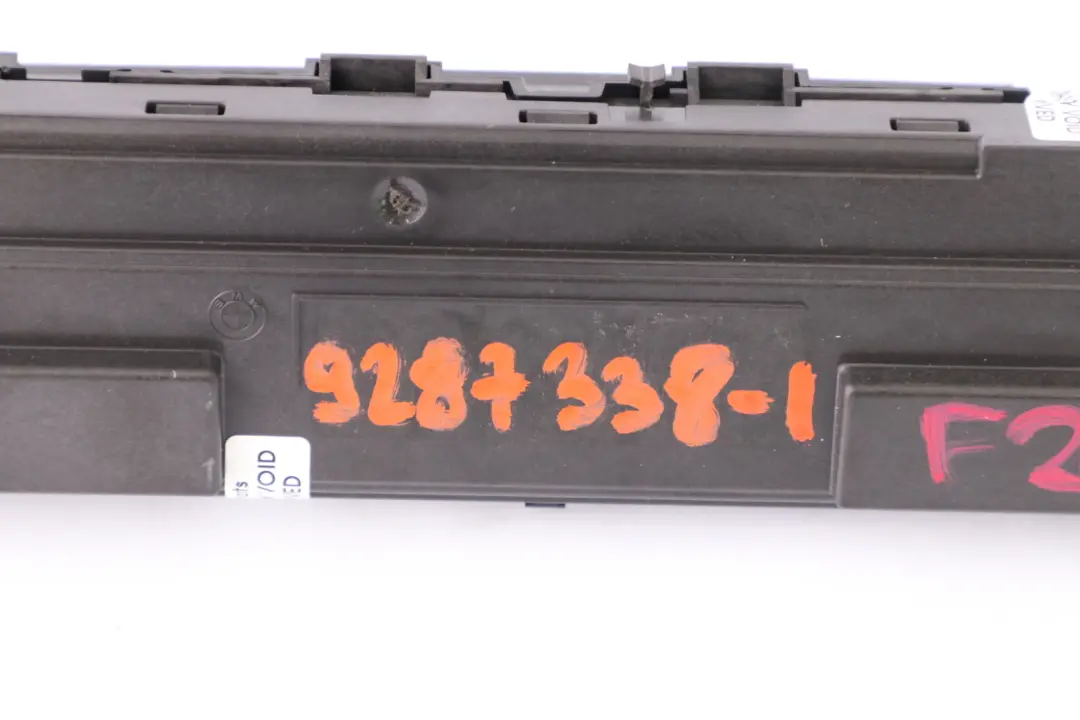 BMW 1 Series F20 F21 Control Unit Panel Automatic Air Conditioning Basis - SKU 9287338-1 - Part number 9287338