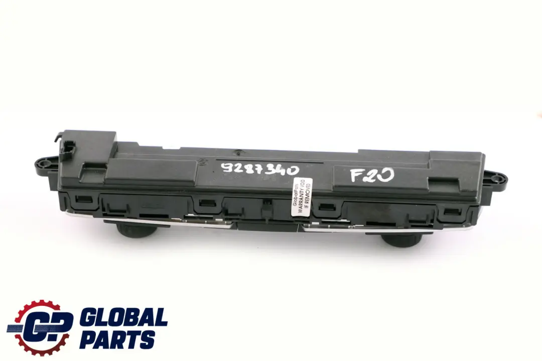 BMW F20 F22 F30 F31 Automatic Air Conditioning A/C Control Panel - SKU 9287340 - Part number 9287340