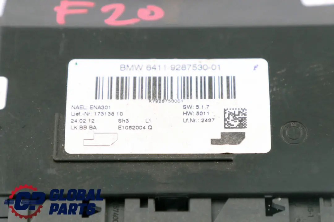 Steuergerät Klimaautomatik für BMW 1 er F20 mit Teilenummer 9287530 BMW 1 er F20 Steuergerät Klimaautomatik - SKU 9287530 - Teilenummer 9287530