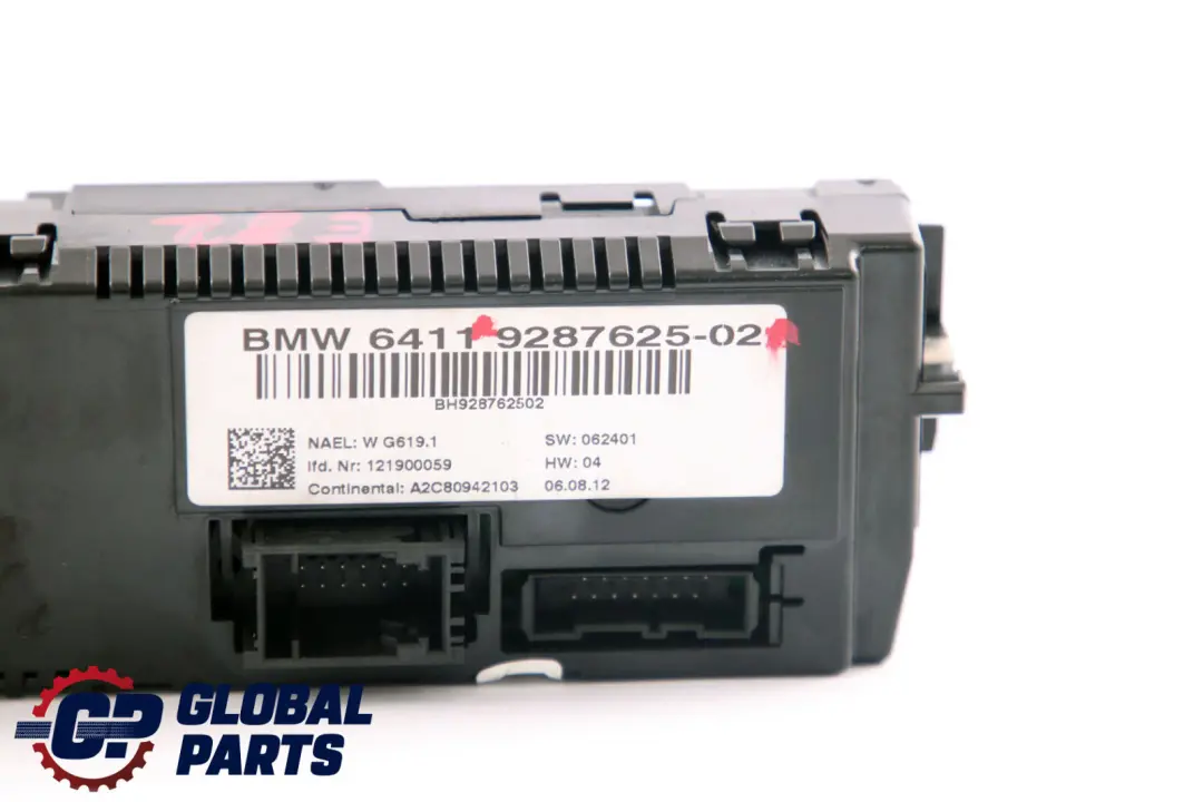 BMW E81 E87 E90 E91 E92 Panel Control Automático Del Aire Acondicionado - SKU 9287625 - Número de pieza 9250394