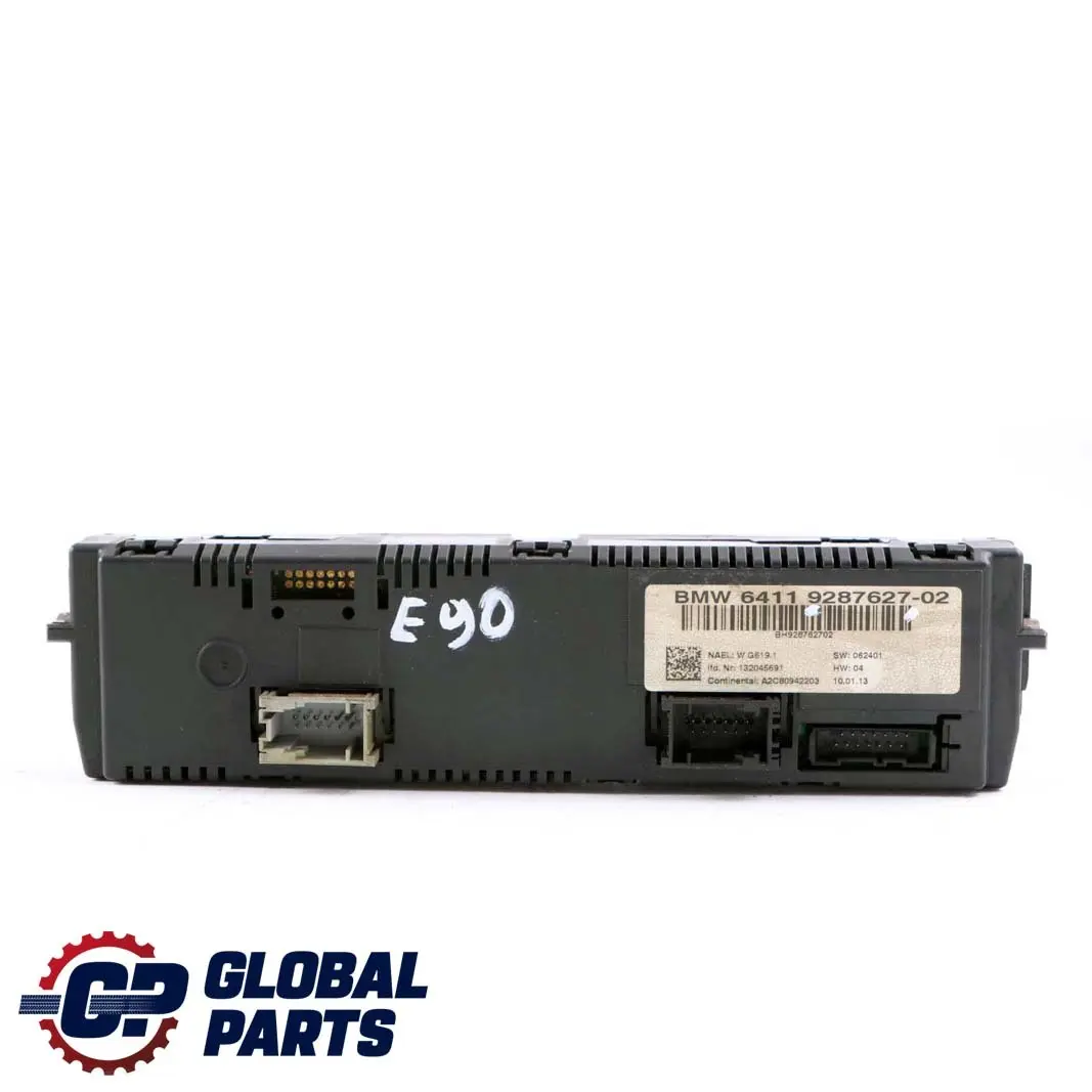 BMW E92 E93 Automatyczny Panel Klimatyzacji Chrom Perłowoszary - SKU 9287627 - Numer Części 9287627