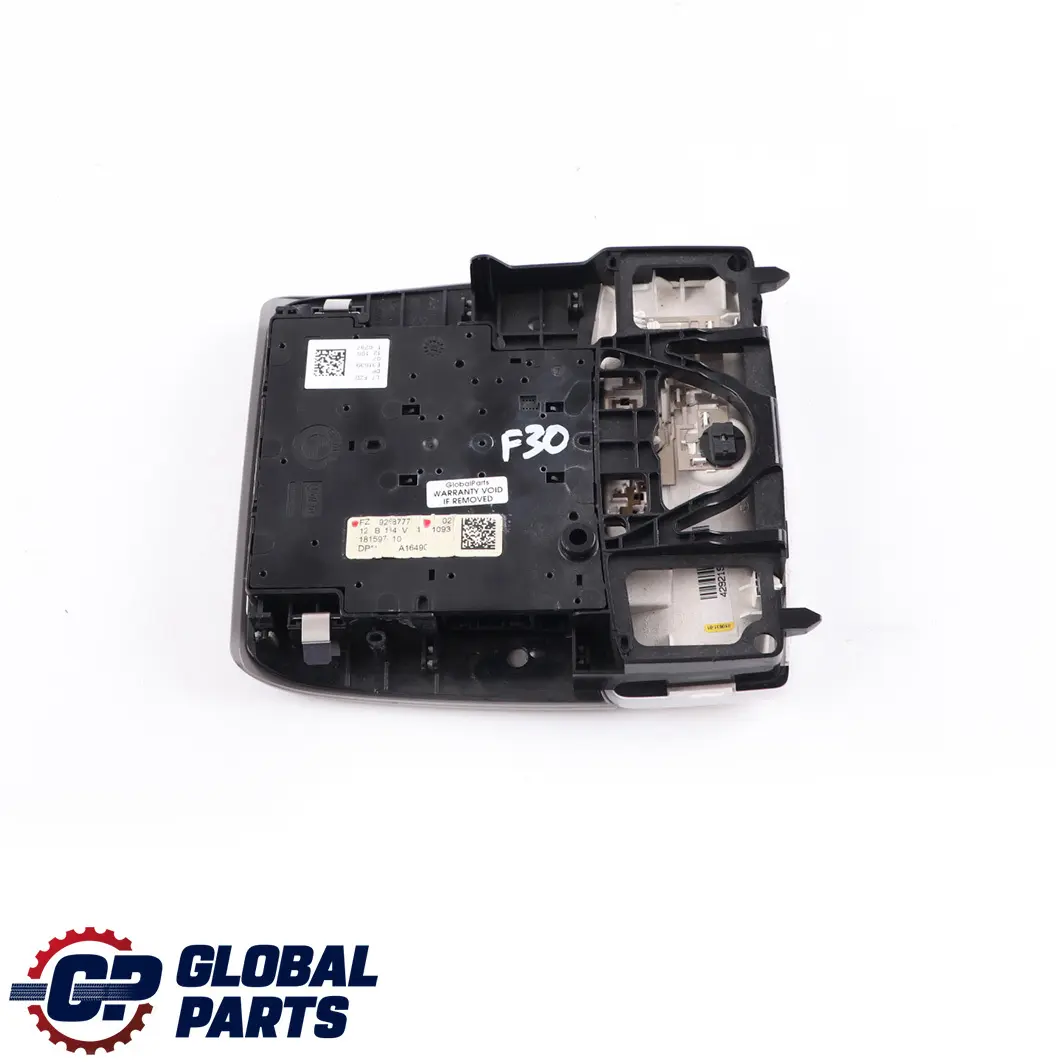 BMW F20 F21 F30 F31 Interruttore Centrale Interno Tetto Grigio - SKU 9288777 - Numero di parte 9288777