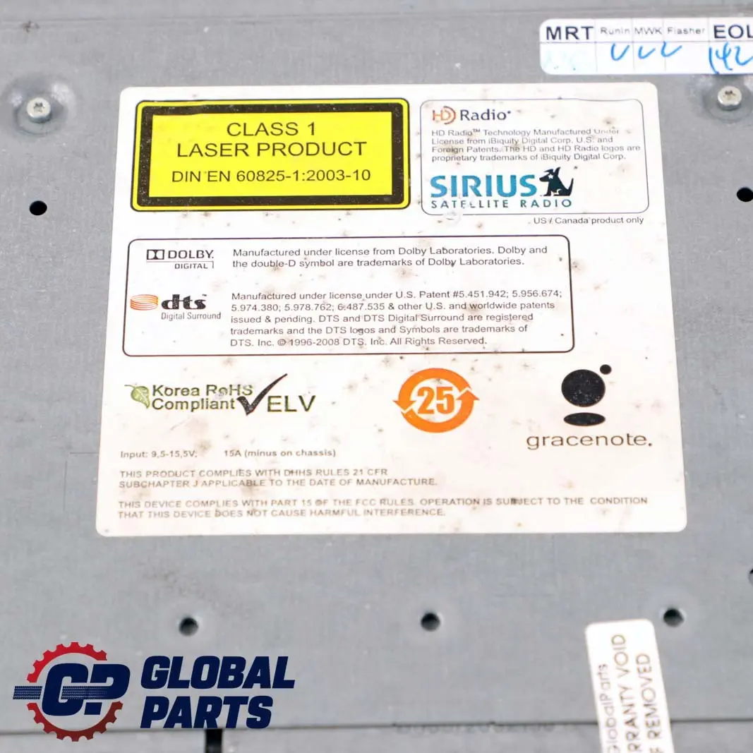 Radio Nawigacja Czytnik do BMW 1 2 3 5 Series F10 F20 F22 F30 o numerze 9289212 BMW 1 2 3 5 Series F10 F20 F22 F30 Radio Nawigacja Czytnik - SKU 9289212 - Numer Części 9289212