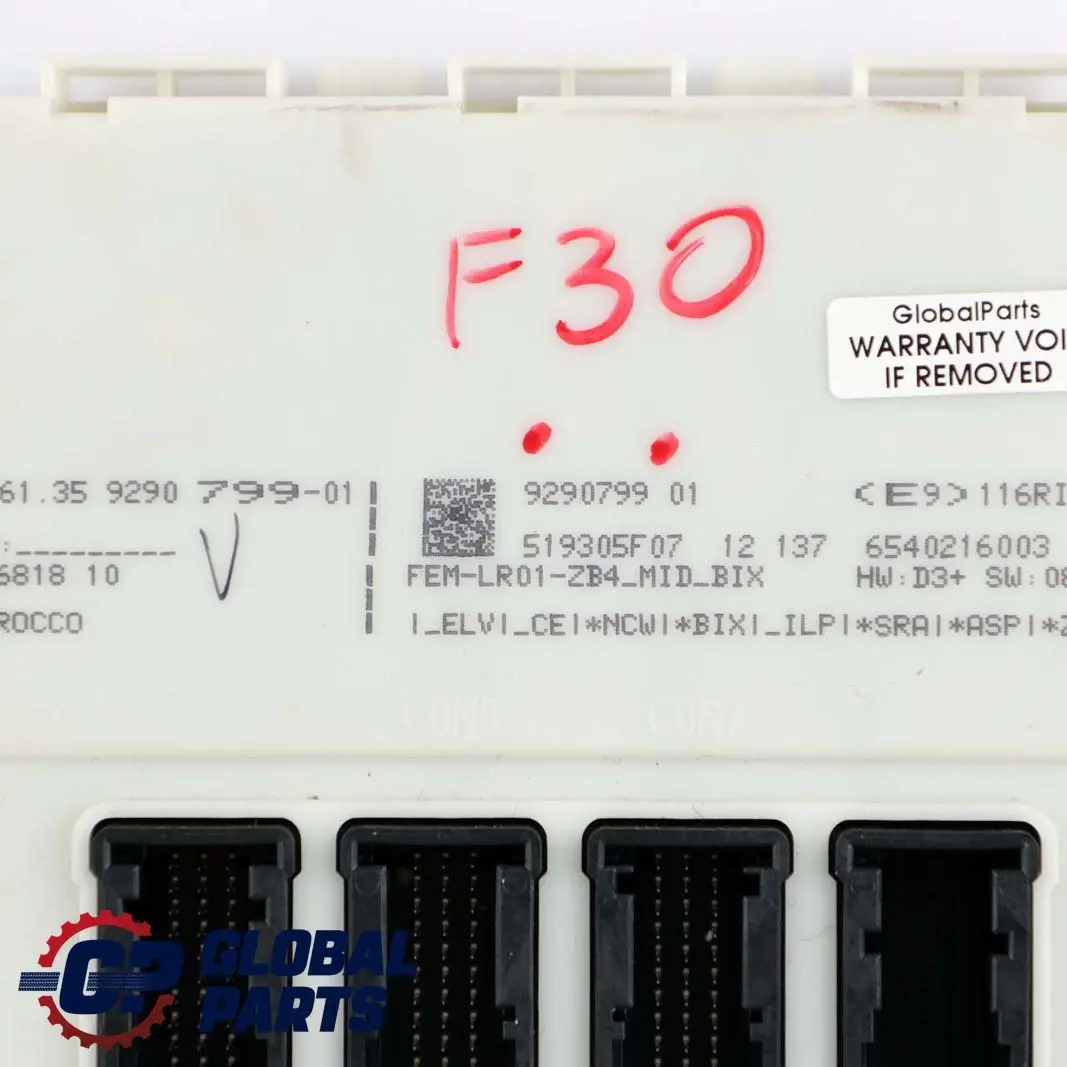 BMW 1 2 3 4 Series F20 F21 F22 F30 F31 F32 F36 Module Control Unit FEM - SKU 9290799 - Part number 9290799