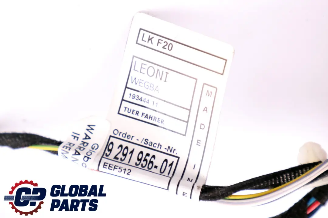 BMW 1 Series F20 F20N LCI Front Door Wiring Loom Harness Driver Side - SKU 9291956 - Part number 9335291