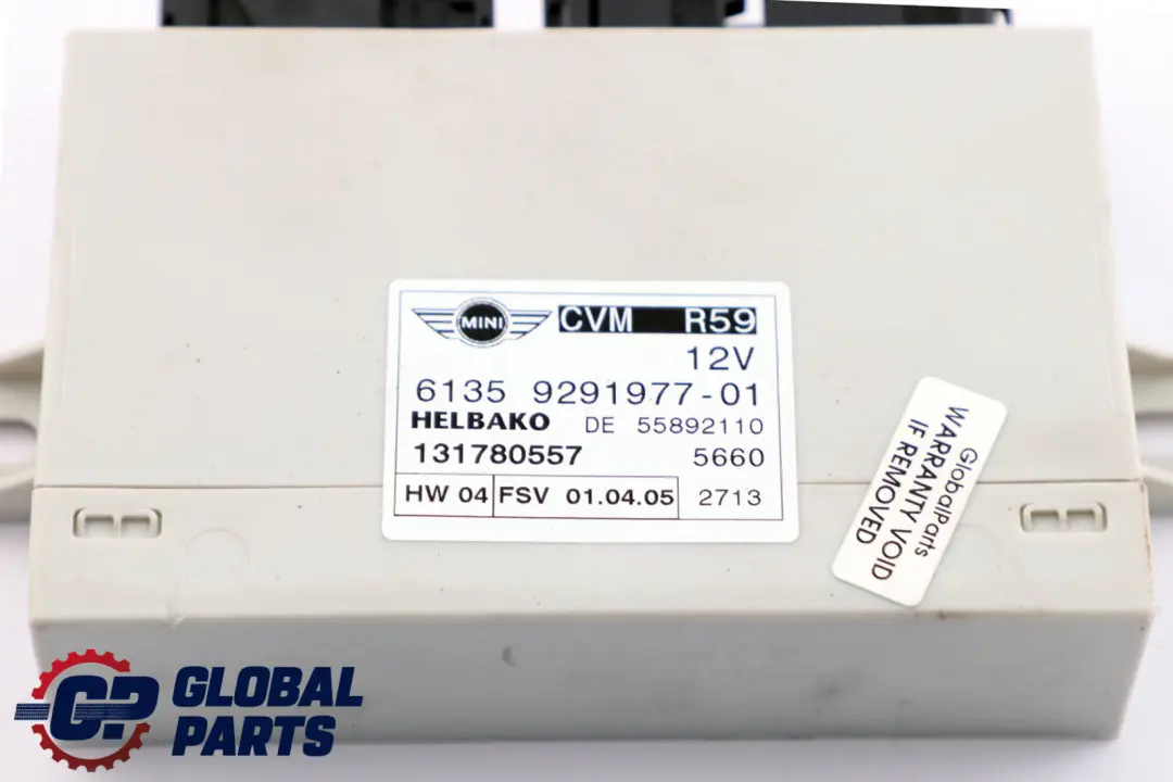 Top Module CVM 6135 to Mini Roadster R59 Cabrio Convertible with Part number 9291977 Mini Roadster R59 Cabrio Convertible Top Module CVM 6135 - SKU 9291977 - Part number 9291977