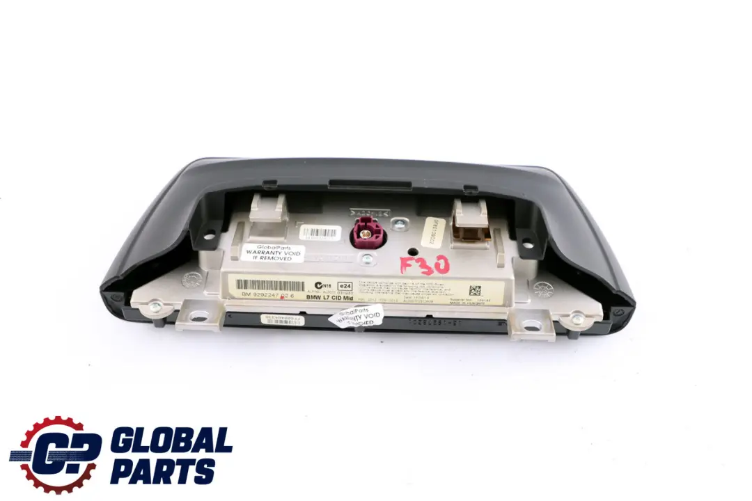 Display Screen 6,5" BMW F30 F31 F32 Dashboard Central Information - SKU 9292247 - Part number 9292247