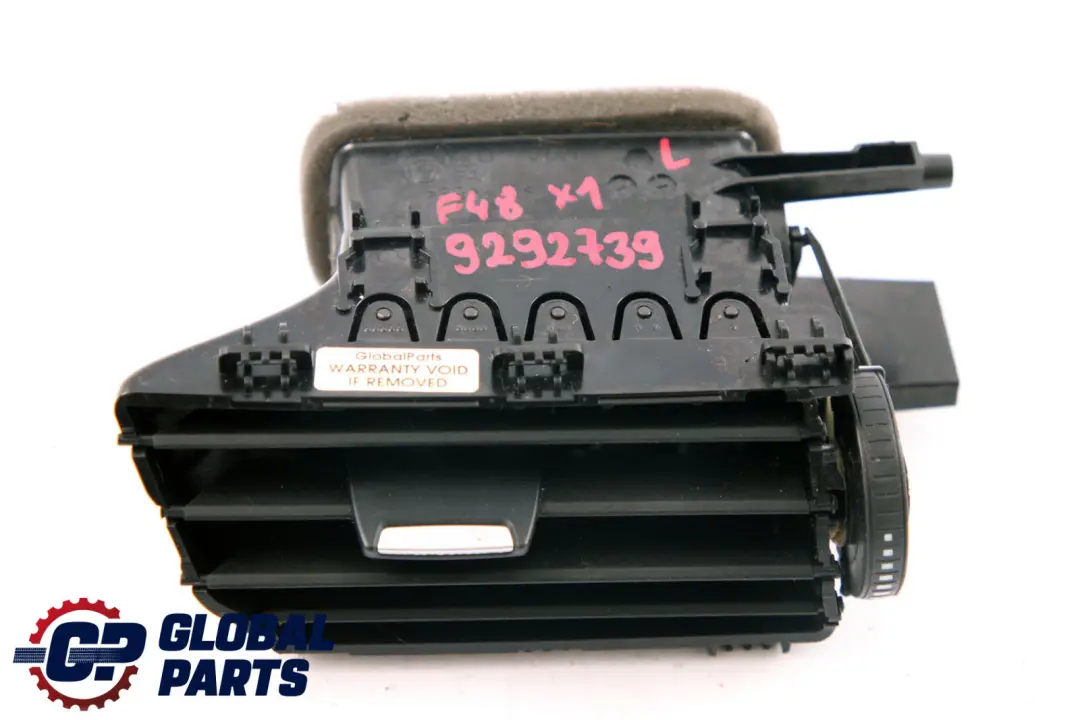 Fresh Air Grille Vent Duct Left N/S to BMW X2 F39 X1 F48 with Part number 9292739 BMW X2 F39 X1 F48 Fresh Air Grille Vent Duct Left N/S - SKU 9292739 - Part number 9292739