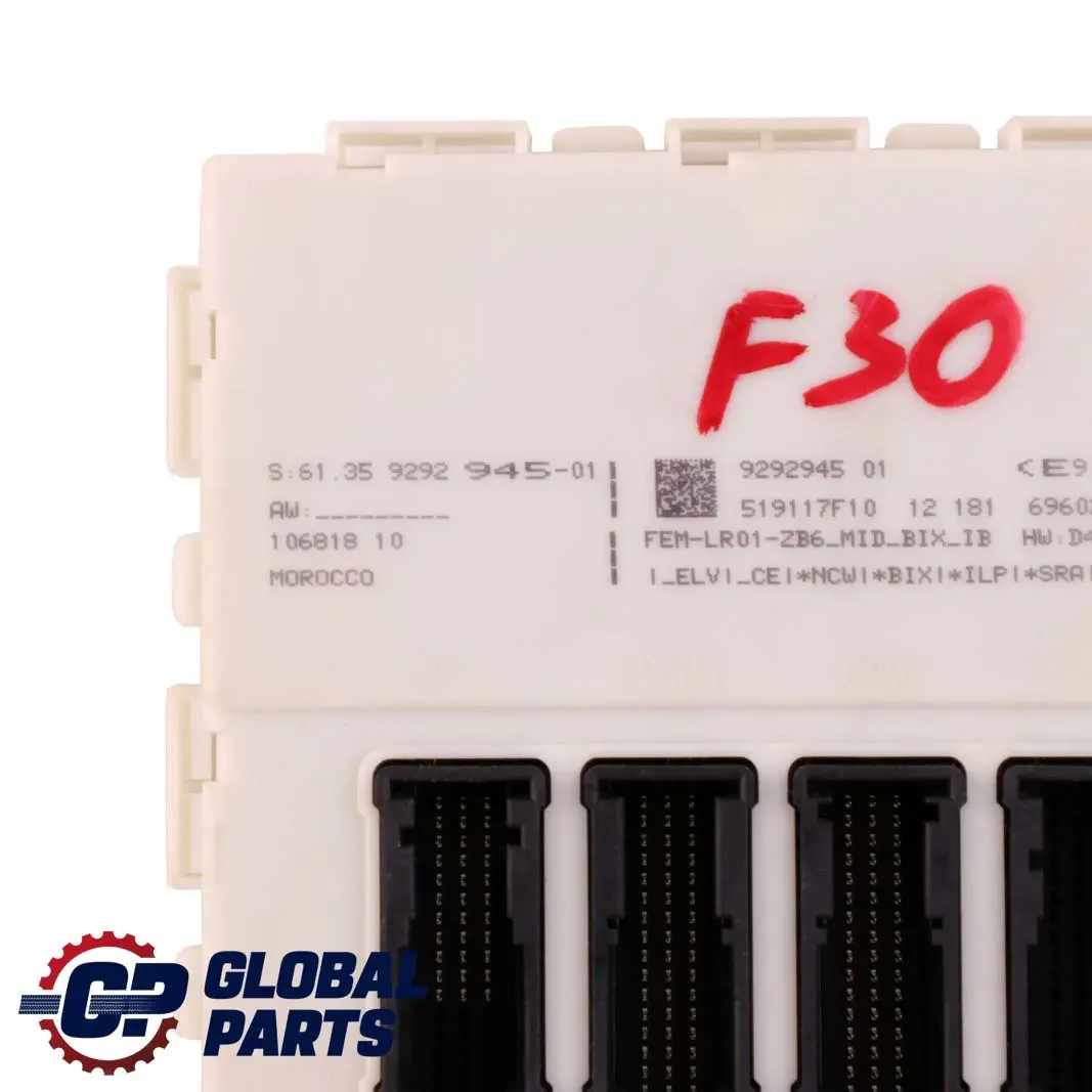 BMW F20 F21 F22 F30 F31 F32 F36 FEM Modul Steuer Gerät - SKU 9292945 - Teilenummer 9292945