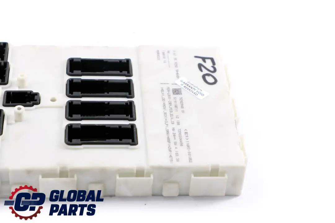 Módulo Unidad de Control FEM BMW F20 F21 F22 F30 F31 F32 F36 - SKU 9292948 - Número de pieza 9292948