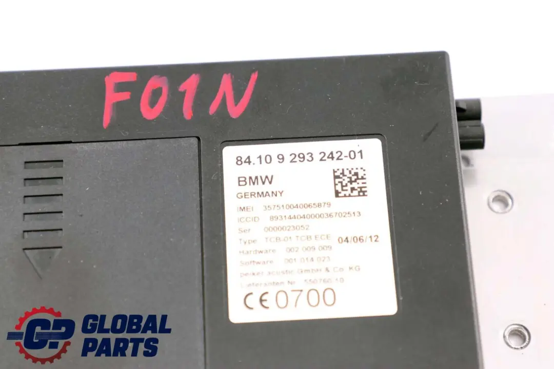 BMW F01 F02 F34 Módulo de Unidad de Control Telemático TCB ECE - SKU 9293242 - Número de pieza 9293242