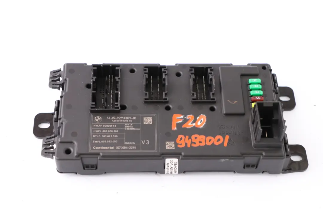 BMW F20 F21 F30 F31 F32 Modulo Unità Di Controllo Corpo REM - SKU 9293309 - Numero di parte 7597585