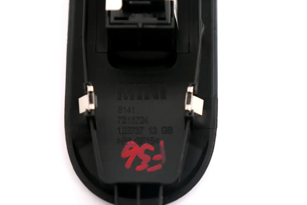 Interruptor Delantero Elevalunas Cromado para Mini Cooper F55 F56 R60 con número de pieza 9294884 Mini Cooper F55 F56 R60 Interruptor Delantero Elevalunas Cromado - SKU 9294884 - Número de pieza 9294884