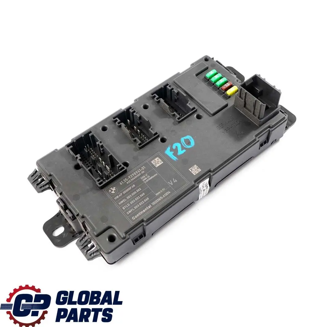 BMW 1 3 4 Series F20 F21 F30 F31 F32 Body Control Unit Module REM - SKU 9298961 - Part number 9298961
