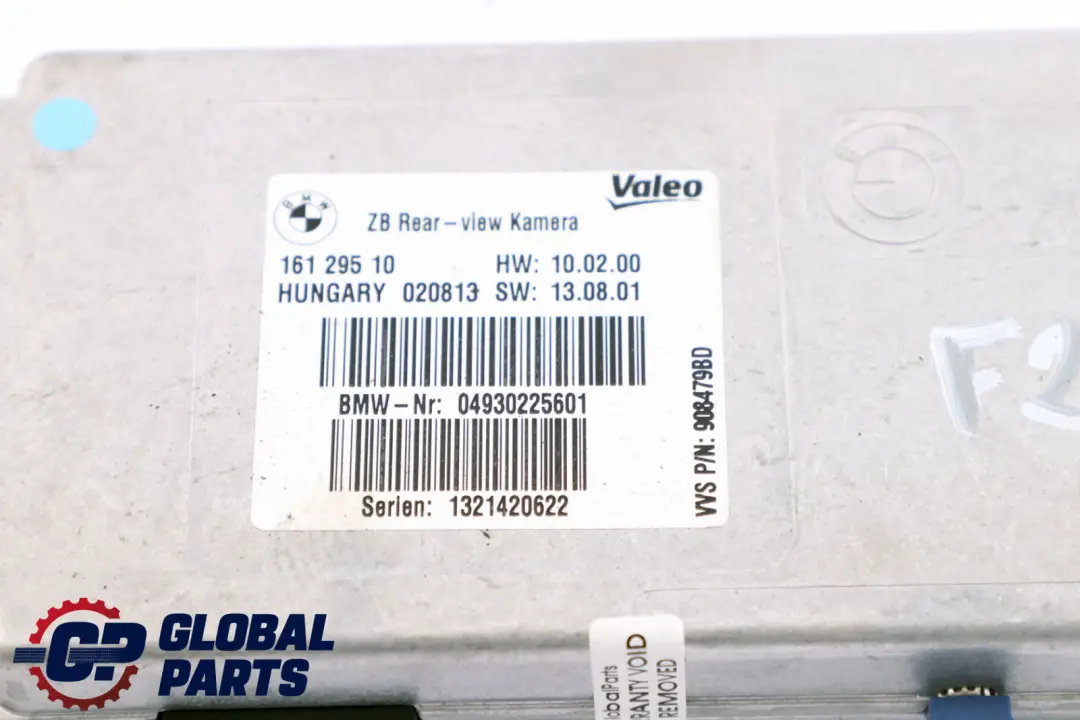 BMW F10 F20 F30 Rück Fahr Kamera ECU Steuergerät Modul - SKU 9302256 - Teilenummer 9302256