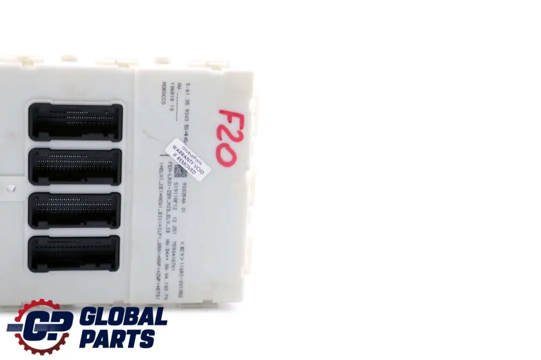 BMW 1 3 5 er F10 F20 F30 F31 Steuergerät FEM Modul - SKU 9303546 - Teilenummer 9303546