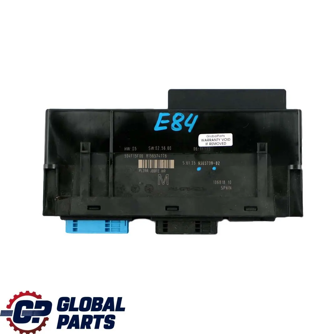 ECU Moduł Sterujący Nadwozia M PL2RR JBBFE BMW E84 - SKU 9305739 - Numer Części 9305739
