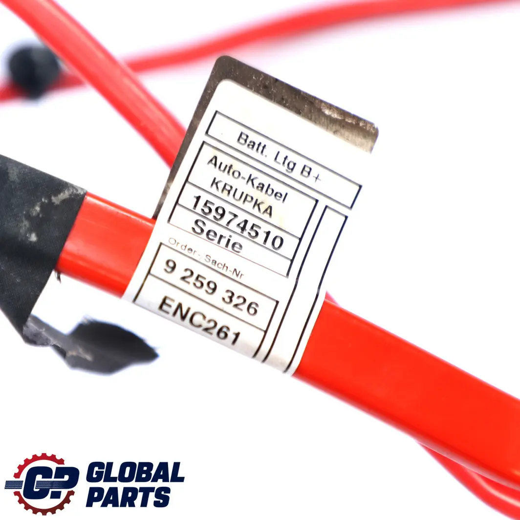 BMW 3 Series F30 F31 Battery Cable Wire Lead Positive Underfloor 9259326 - SKU 9308292 - Part number 9308292
