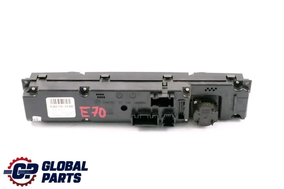 BMW X5 X6 er E70 E71 Bedienteil Klimaautomatik High Klimaanlage - SKU 9310446 - Teilenummer 9262778