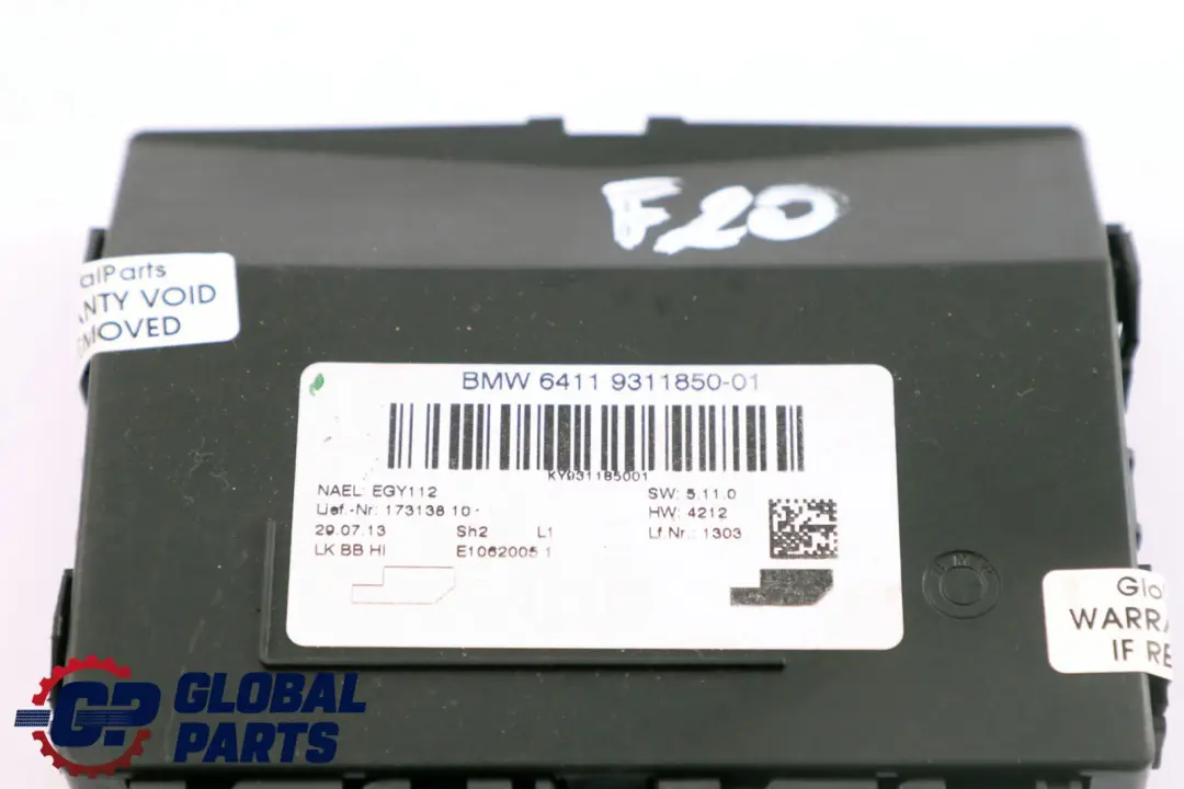 BMW F20 F21 F30 F31 Moduł Sterownik Klimatyzacji - SKU 9311850 - Numer Części 9311850