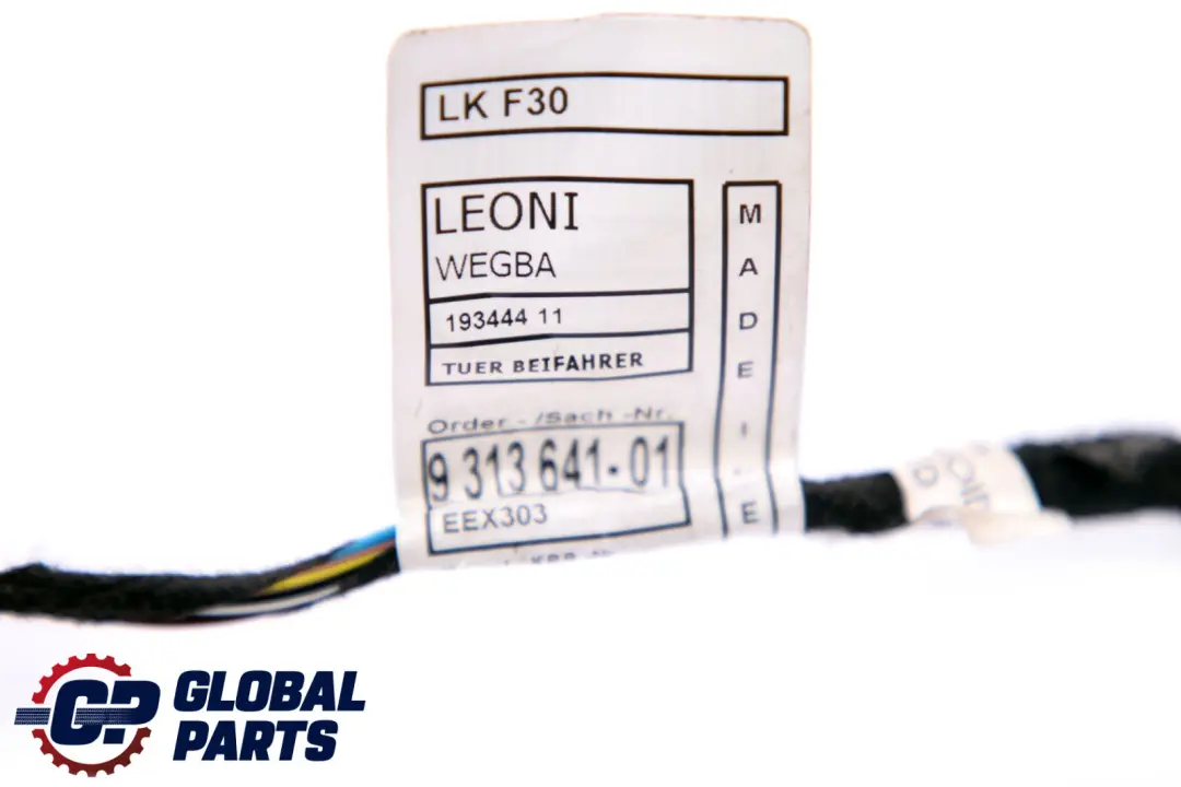 BMW 3 Series F31 F80 M3 Cable Harness Loom Door Passenger Side Wiring - SKU 9313641 - Part number 9313641