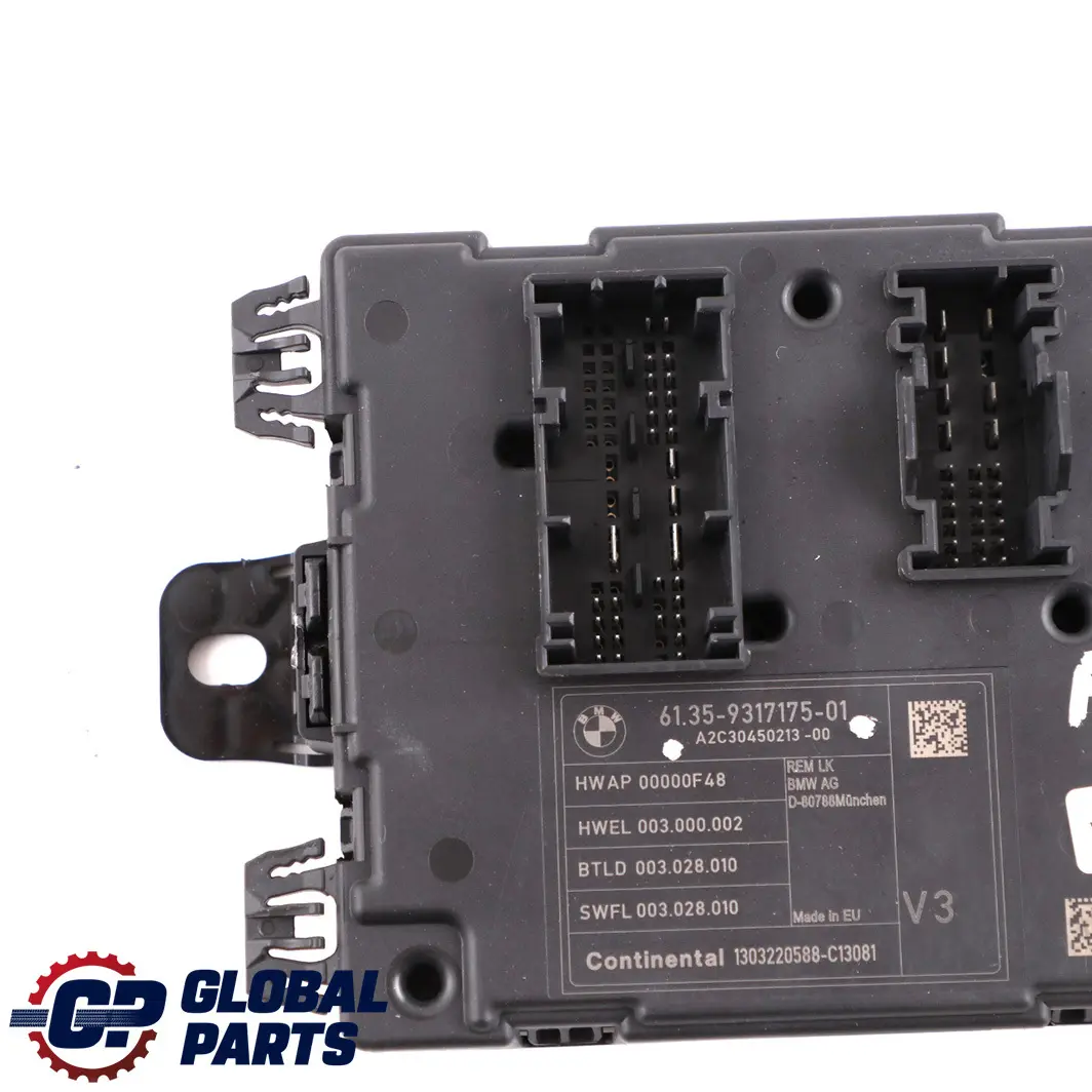 BMW F20 F21 F30 F31 F32 Body Control Unit Module REM - SKU 9317175 - Part number 9317175