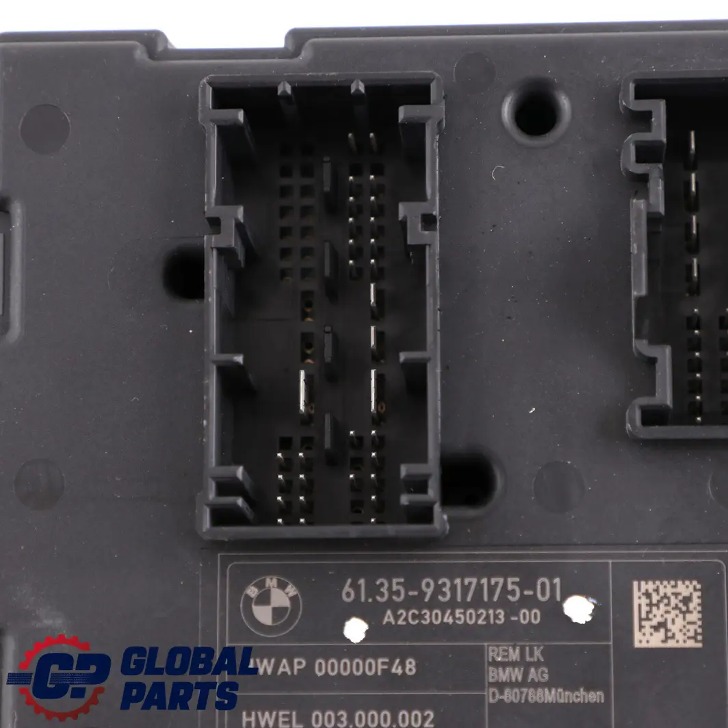 BMW F20 F21 F30 F31 F32 Body Control Unit Module REM - SKU 9317175 - Part number 9317175