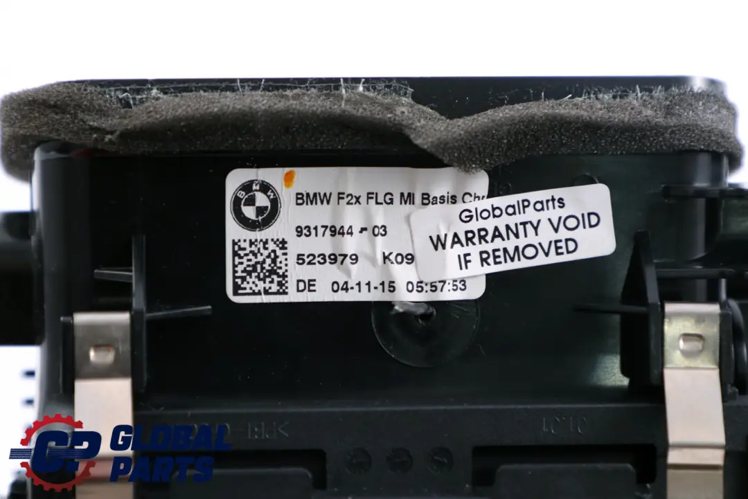 BMW F20 F21 LCI Fresh Air Grille Center Vent Dash Dashboard Chrome - SKU 9317944 - Part number 9317944